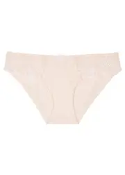 Simone PÉRÈLE Délice Blush Lace-panelled Briefs - Light Pink - 3 3