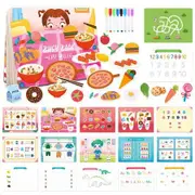 Life Skills Theme Montessori Busy Book Toddlers Preschool Learning Activities Developmental Sensory Interactive Hands-On Educational Toys