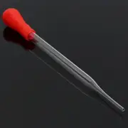 12cm 3mL Glass Dropper Transfer Pipettes With Rubber Bulb Laboratory Tool