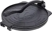 Victoria 10-Inch Commercial-Grade Cast-Iron Tortilla Press, Made from Super-Durable HD Iron, Made in Colombia
