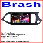 PICANTO 2011-17 GPS WIRELESS APPLE CARPLAY ANDROID AUTO CAMERA ODB DAB TPMS DVR