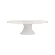 Maxwell & Williams White Basics Diamonds Footed Cake Stand 30cm Porcelain Round