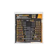 20 Pcs. GearWrench Master Dual Material Multi-Purpose Screwdriver Set
