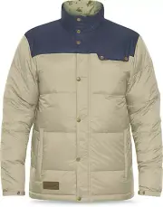 Dakine SHERWIN DOWN Mens Snap/Zipper Front Down Jacket Large Dune NEW