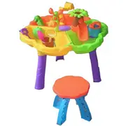 Sand and Water Play Table with Seat