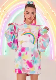 [Dolls Kill x My Little Pony] Friendship Is Magic Tie Dye Hoodie