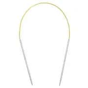 Size US 2 Knitting Needles Circular Needle 16" Round Stainless Steel Yellow