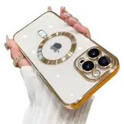 MEZON Apple iPhone 15 Pro (6.1") Luxury MagSafe Compatible Case - Gold