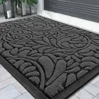 Yimobra Sturdy Door Mat, Heavy Duty Front Welcome Mats for Home Entrance Outdoor