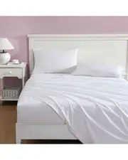 Laura Ashley Scallop Embroidered Percale Sheet Set