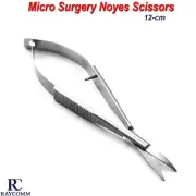 Surgical Micro Ophthalmic Spring Noyes Scissors Curved Ophthalmology Instruments
