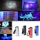 Mini UV Ultra Violet 9 LED Flashlight Blacklight Light Inspection Lamp Torch.b8