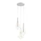 WHITEBAND Pendant Lamp Light Interior ESx3 White Diamond Cage x 3 with Round Mat