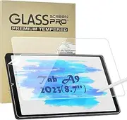 Secpeak 2 Pack Screen Protector Compatible With Samsung Galaxy Tab A9 2023(8.7''),1 Paperfeel Screen Protector + 1 Tempered Film Screen Protector, [Easy Installation] [Bubble Free]