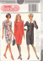 Burda 4427 Sewing Pattern Dress Size 6-24 Uncut Factory Folded