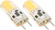 GY6.35 Light Bulb, 3W AC12V Silicone LED Bulb Plug and Play, 300LM Silicone Light Bulbs Dimmable for Landscape Lighting, Under Cabinet Lighting, 2Pcs (Warm Light)