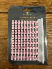 Mastercraft Alphabet Message Maker Set 72pc, Cake & Pie Decoration Tool, NEW