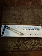 GLEAM Microphone Arm Stand On A Flexible Boom Scissor