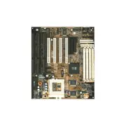 Asus SP97-V Socket 7 Baby AT motherboard. SIS 5598 chipset. 4 PCI, 3 ISA slot(s)