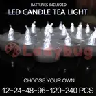 Led Tea Light Candles Tealight Flameless Wedding Battery Included white