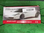 Bluetooth Car Vintage FM Radio MP3 Player USB Classic Stereo Audio Receiver AUX