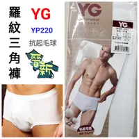 在飛比找蝦皮購物優惠-【晉新】YG_男性內褲_羅紋三角褲~原價200_尺寸:M~X