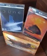 Frank Herbert's Dune/Children of Dune (Blu-ray)+ Dune 1 & 2 4K Steelbooks-NEW!