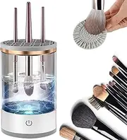 Electric makeup brush cleaner, USB makeup brush cleaner, hands-free makeup brush cleaner set for cleaning and drying, suitable for all sizes of makeup brushes tools