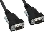 Kentek 50'ft Plenum Rated CMP SVGA HD15 Video Cable 28AWG EMI/RFI TV PC Monitor