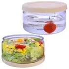 Glass Container 16 oz with Lid Food Storage Meal Prep Microwave Safe (2pcs)