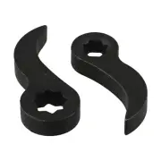 2pcs Pry Bar Wrench Adapter Crowbar Adapter for Half Shaft Removal 1/2inch 3/8in