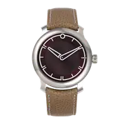 MING 17.09 Stainless Steel Burgundy Dial 17.09 Burgundy
