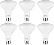 Sunlite LED BR30 Recessed Light Bulb 10.5W E26 Base, 6500K Daylight, 6 Pack