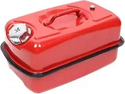 Fuel Can Portable Fuel Tank Oil Drum Red Multifunctional Sturdy for Emergency Use Good Sealing Practical Oil Storage Barrel, 10L