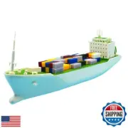 INQUWAN DIY Racing Boats Container Vessel Battery Powered Ship Model Educatio