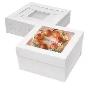12x12x6 Inch Cake Boxes 16pcs Bakery Boxes for Tier Cakes with Window 12 Inch...