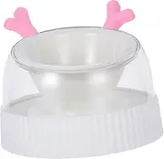 VERDANVERSE Elevated Slow Feeder Dog Bowl with Slip Base Compact Pet Food and Water Dispenser for Small Dogs and Cats Easy to Clean and Materials for Indoor Use