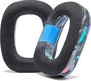 WC Freeze A30 - Cooling Gel Earpads Compatible with Logitech Astro A30 Headphones by Wicked Cushions - Elevate Comfort, Durability, Thickness & Sound Isolation for Epic Gaming Sessions | 90's Black