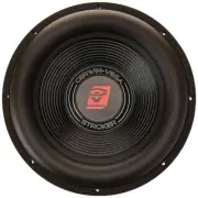 Cerwin Vega Stroker 1000W RMS 12" Powered Subwoofer - Dual 4-ohm Car Audio Sy...