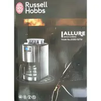 在飛比找蝦皮購物優惠-Russell Hobbs 英國羅素 全自動研磨咖啡機 20