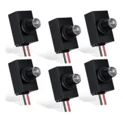 6 Packs Dusk to Dawn Sensor For Outdoor Lighting 120-277V Photoelectric7598