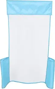 Toddmomy Inflatable Pool Chair Float with Mesh Net Design Lightweight Portable Relaxation Mat for Poolside Lounging Summer Water Activities