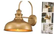 Modern Barn Lighting, 11 inches Gooseneck Light Fixture Antique Gold - 1 Pack