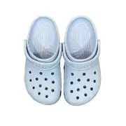 Crocs Classic Mineral Blue Fuzzy Unisex Adult size M 7 - W 9