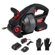 Electric Drain Auger, 25FT Plumbing Snakes, Snake Drain Clog Remover for Uncl...