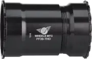Wheels Manufacturing PressFit 30 BB w/Zero Ceramic Bearings Threaded Black