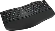 Kensington Pro Fit Ergo KB675 EQ QWERTZ 2.4GHz Bluetooth Wireless Rechargeable TKL Keyboard Compatible with Windows and macOS Made from 43% Post-Consumer Recycled Material (K75491DE)