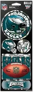 NFL San Francisco 49ers Prismatic Stickers, Team Color, One Size