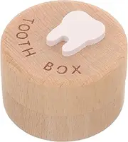 CRILSTYLEO Tooth Box for Cute Tooth Storage and Fetal Hair Keepsake Box Smooth Surface Safe for present for Newborns and Growing