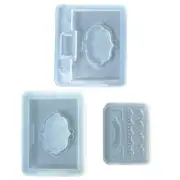 Set of 3 Multifuntional Silicone Baking Molds Book Shape Silicone Kitchen Tool